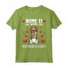 Foxhound Americano Cane American Foxhound Con Peluche Maglietta - Design Divertente per Proprietari di American Foxhound - 'Home Is Where My American Foxhound Is'