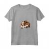 Donna Foxhound americano pigro Maglietta con Collo a V - Ideale per gli Amanti dei Cani - Design Personalizzato disponibile