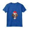 Cucciolo di Babbo Natale con American Foxhound - Maglietta per Amanti dei Cuccioli di Cane - Ideale Regalo di Natale per Proprietari di Foxhound
