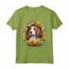 Girasole Hippie Floreale Americano Foxhound Cane Maglietta - Ideale per Compleanno, Pasqua, Giorno della Terra, Festa della Mamma, Halloween, Ringraziamento, Natale