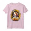 Girasole Hippie Floreale Americano Foxhound Cane Maglietta - Ideale per Compleanno, Pasqua, Giorno della Terra, Festa della Mamma, Halloween, Ringraziamento, Natale