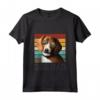 Uomo Miglior Cane Papà Vintage Americano Foxhound Maglietta - Ideale per gli Amanti dei Cani
