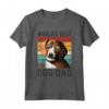 Uomo Miglior Cane Papà Vintage Americano Foxhound Maglietta - Ideale per gli Amanti dei Cani