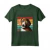 Uomo Miglior Cane Papà Vintage Americano Foxhound Maglietta - Ideale per gli Amanti dei Cani