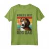Uomo Miglior Cane Papà Vintage Americano Foxhound Maglietta - Ideale per gli Amanti dei Cani