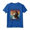 Uomo Miglior Cane Papà Vintage Americano Foxhound Maglietta - Ideale per gli Amanti dei Cani