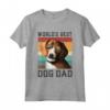 Uomo Miglior Cane Papà Vintage Americano Foxhound Maglietta - Ideale per gli Amanti dei Cani