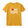 I Love My American Foxhound - Maglietta per Amanti dei Cani Foxhound Americani - Ideale per Proprietari di Cani da Caccia
