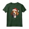 Cane Foxhound Americano Divertente Woofy Natale Design Semplice Maglietta - Il Regalo Perfetto per gli Amanti del Foxhound Americano a Natale