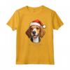 Cane Foxhound Americano Divertente Woofy Natale Design Semplice Maglietta - Il Regalo Perfetto per gli Amanti del Foxhound Americano a Natale