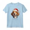 Cane Foxhound Americano Divertente Woofy Natale Design Semplice Maglietta - Il Regalo Perfetto per gli Amanti del Foxhound Americano a Natale