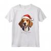 Cane Foxhound Americano Divertente Woofy Natale Design Semplice Maglietta - Il Regalo Perfetto per gli Amanti del Foxhound Americano a Natale