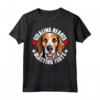 Divertente Cane Americano Foxhound - Maglietta Ruba Cuori e Fa Esplodere Scoregge - Regalo per Amanti dei Cani