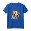 Colorato Americano Foxhound Acquerello Arte Maglietta - Ideale per Appassionati di Cani e Amanti dell'Arte - Acquista Online la Tua Maglietta Foxhound Americana