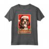 Divertente Americano Foxhound Natale Cattivo Vintage Maglietta - Regalo Unico per Amanti del Cane - Ideale per Mamma o Papà