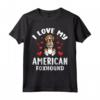 Foxhound Americano - Maglietta Cane American Foxhound Con Peluche - Ideale per Amanti dei Cani e Proprietari - I Love My American Foxhound