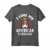 Foxhound Americano - Maglietta Cane American Foxhound Con Peluche - Ideale per Amanti dei Cani e Proprietari - I Love My American Foxhound