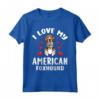 Foxhound Americano - Maglietta Cane American Foxhound Con Peluche - Ideale per Amanti dei Cani e Proprietari - I Love My American Foxhound