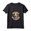 La vita è migliore con un Cucciolo di Cane Foxhound Americano - Maglietta Foxhound con Collo a V - Regalo per Amanti dei Cani