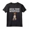 Il Cane Susurra Foxhound Americano Maglietta - Design Divertente - Regalo per Amanti dei Cani