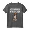 Il Cane Susurra Foxhound Americano Maglietta - Design Divertente - Regalo per Amanti dei Cani
