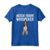 Il Cane Susurra Foxhound Americano Maglietta - Design Divertente - Regalo per Amanti dei Cani