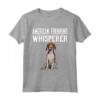 Il Cane Susurra Foxhound Americano Maglietta - Design Divertente - Regalo per Amanti dei Cani