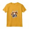 Colorato Americano Foxhound Acquerello Arte Maglietta - Ideale per Amanti dei Cani e dell'Arte
