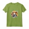 Colorato Americano Foxhound Acquerello Arte Maglietta - Ideale per Amanti dei Cani e dell'Arte