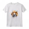 Colorato Americano Foxhound Acquerello Arte Maglietta - Ideale per Amanti dei Cani e dell'Arte