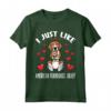 Foxhound Americano Cane American Foxhound Con Peluche Maglietta - Idea Regalo per Amanti dei Cani e Proprietari - I Just Like American Foxhounds