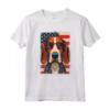 Cane Foxhound Americano 4 Luglio Bandiera Patriottica USA Maglietta - Regalo per Proprietari di Foxhound - Ideale per Festività Americane