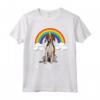 Unicorno Arcobaleno Mágico Foxhound Americano Maglietta - Regalo Divertente per Amanti dei Cani