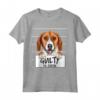 Divertente Cane Colpevole di Foxhound Americano Maglietta - Regalo per Amanti dei Cani - Ideale per Proprietari di Foxhound americani