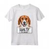 Divertente Cane Colpevole di Foxhound Americano Maglietta - Regalo per Amanti dei Cani - Ideale per Proprietari di Foxhound americani