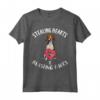 Divertente Foxhound Americano Scoreggia Maglietta - Regalo per Amanti dei Cani - Stealing Hearts And Blasting Farts Design