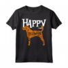 Felice Halloween Americano Foxhound Maglietta - Perfetta per la Festa di Halloween e Proprietari di Cani - Divertente e Festosa