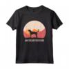 Silhouette carina del Foxhound americano Maglietta - Maglietta unisex per Proprietari di Foxhound americani e Amanti dei Cani - Ideale come Regalo