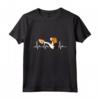 Cane Heartbeat American Foxhound - Maglietta con Motivo per Amanti dei Foxhound - Ideale per Proprietari di Cani da Caccia