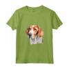 Colorato Americano Foxhound Acquerello Arte Maglietta - Ideale per Amanti dei Cani e dell'Arte