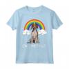 Unicorno Arcoiris Magico Foxhound Americano Maglietta - Ideale per Amanti dei Cani - Regalo Divertente per Cani