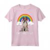 Unicorno Arcoiris Magico Foxhound Americano Maglietta - Ideale per Amanti dei Cani - Regalo Divertente per Cani