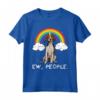 Unicorno Arcoiris Magico Foxhound Americano Maglietta - Ideale per Amanti dei Cani - Regalo Divertente per Cani