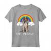 Unicorno Arcoiris Magico Foxhound Americano Maglietta - Ideale per Amanti dei Cani - Regalo Divertente per Cani