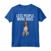 Meno Persona Più Cani Foxhound Americano Maglietta - Regalo Divertente per Amanti dei Cani - Ideale per Introvertiti