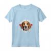 Divertente Cane Americano Foxhound Rubare Cuori che Fanno Esplodere Scoregge Maglietta con Collo a V - Design Foxhound Americano - Ideale Regalo per Amanti dei Cani