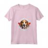 Divertente Cane Americano Foxhound Rubare Cuori che Fanno Esplodere Scoregge Maglietta con Collo a V - Design Foxhound Americano - Ideale Regalo per Amanti dei Cani