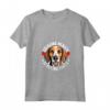 Divertente Cane Americano Foxhound Rubare Cuori che Fanno Esplodere Scoregge Maglietta con Collo a V - Design Foxhound Americano - Ideale Regalo per Amanti dei Cani