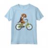 Foxhound Americano Cane American Foxhound In Bicicletta Maglietta - Leggera e Stilosa per gli Amanti dei Cani e delle Biciclette