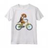 Foxhound Americano Cane American Foxhound In Bicicletta Maglietta - Leggera e Stilosa per gli Amanti dei Cani e delle Biciclette